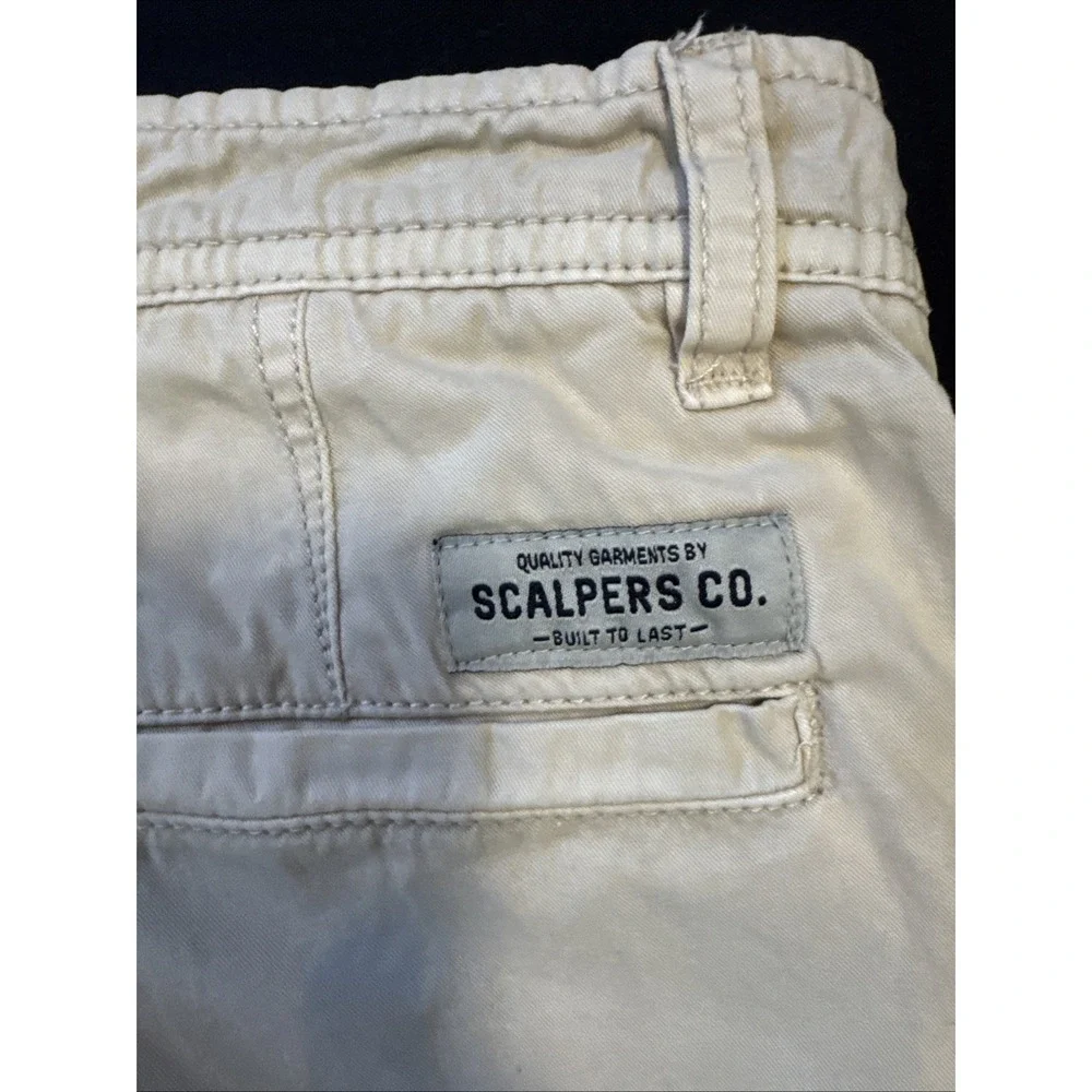 Scalpers 100% Organic Cotton Khaki‎ Shorts